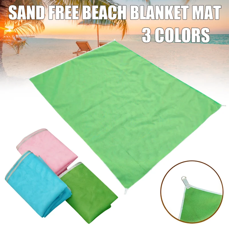 Песчаное пляжное одеяло коврик открытый пикник ковер без песка водонепроницаемый Быстросохнущий машинная стирка K888