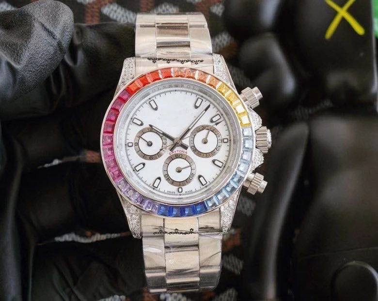

TopBrand Luxury Watch AAA Full Diamond rlx Men Watch Waterproof Automatic Mechanical Watch Stainless Steel Automatic Wrist Watch