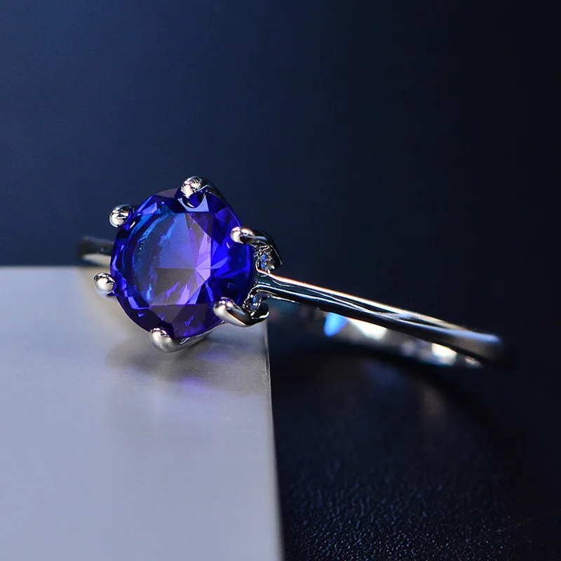 PANSYSEN, уникальные обручальные кольца с круглой огранки фианит для женщин, настоящее 925 пробы Серебряное ювелирное изделие, кольцо, горячая Распродажа, вечерние, подарок