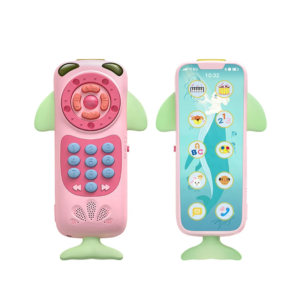 Educational Music Instrument  Educational Toys For Children Baby Music Phone Electric 0-24 months Early Educational Toy Y1021