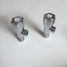 От производителя медный угловой клапан медный треугольный клапан камера горшок водонагреватель горячей и холодной Впускной водяной клапан 4 точки