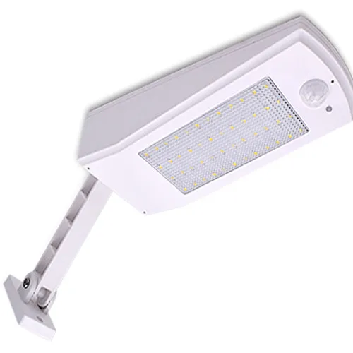 48 Leds Solar Street Wall Garden Light Ip65 Waterproof Lamp Spotlight Floodlight Rotable Bracket Remote Outdoor Solar Lamps - Испускаемый цвет: cold white