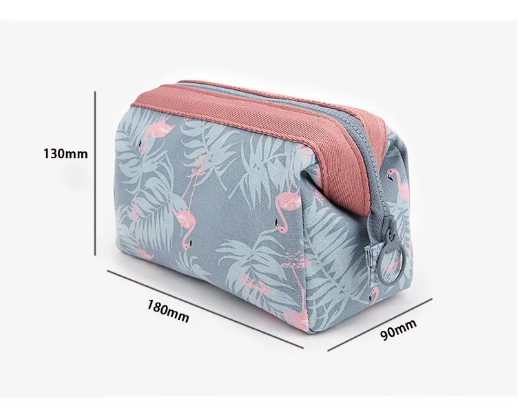 Beibaobao Новая модная косметичка для женщин водонепроницаемые сумки для макияжа с Фламинго органайзер для путешествий наборы туалетных принадлежностей портативные сумки для макияжа