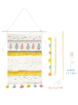 

Bohemian Woven Tapestry Wall Hanging Modern Aesthetic Wall Tapestry Small Wedding Backdrop Tapisserie Wall Decoration EB50GT