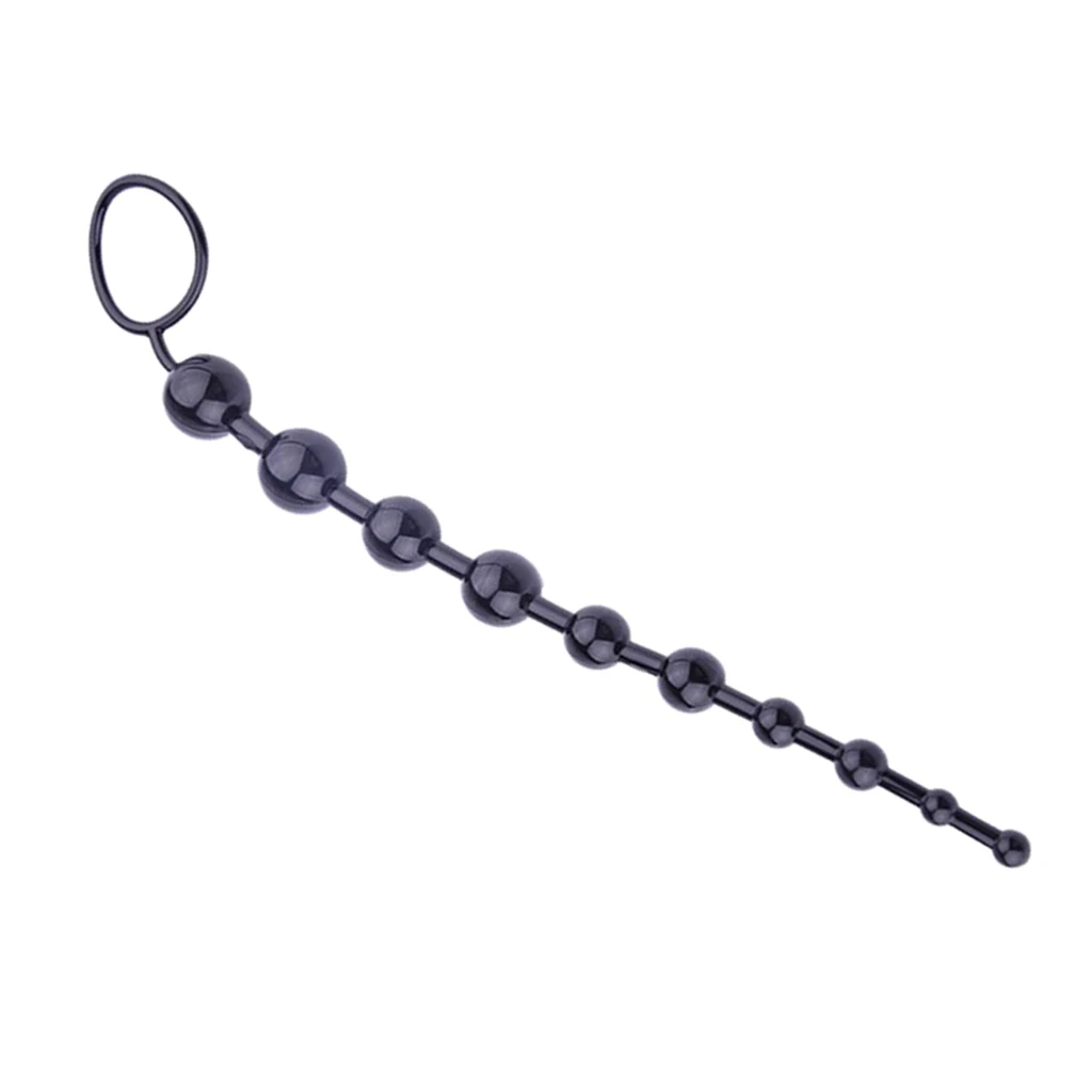 Soft ABS Plastic Wife Husband Game Anal Butt Plug Toys Back Court Backcourt Backyard Pull Beads Prostate Massager Ball Ring