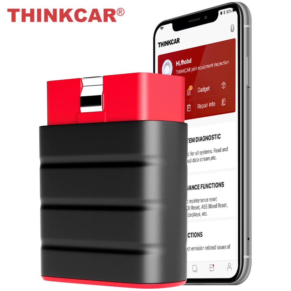 Автомобильный сканер THINKCAR THINKDRIVER для диагностики масла ABS EPB функция сброса EOBD OBD 2