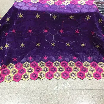 

african bazin riche fabric african lace fabric high quality 5yards nigerian lace fabric for dress bazin brode lace ! PL70608