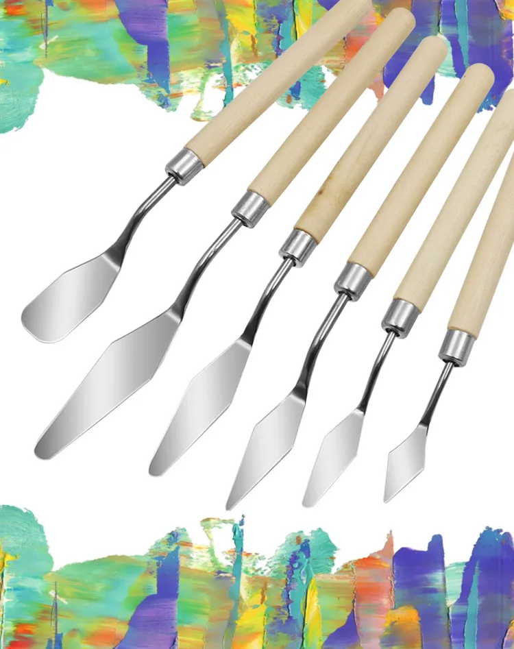 Grattoir couteau Texture peintre Palette huile mélange racloir artiste Art  dessiner spatule tiroir aquarelle étudiant Pigment peinture outil