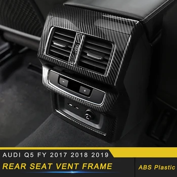 

Car Accessories Back Rear A/C Vent Air Outlet Cover Trim Frame Sticker Interior Decoration for Audi Q5 FY 2017-2020