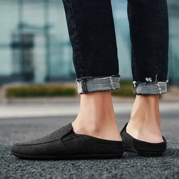 

NEW 1 Pair Men Casual Slip on Shoes Lightweight Breathable Anti-Slip for Driving Travel