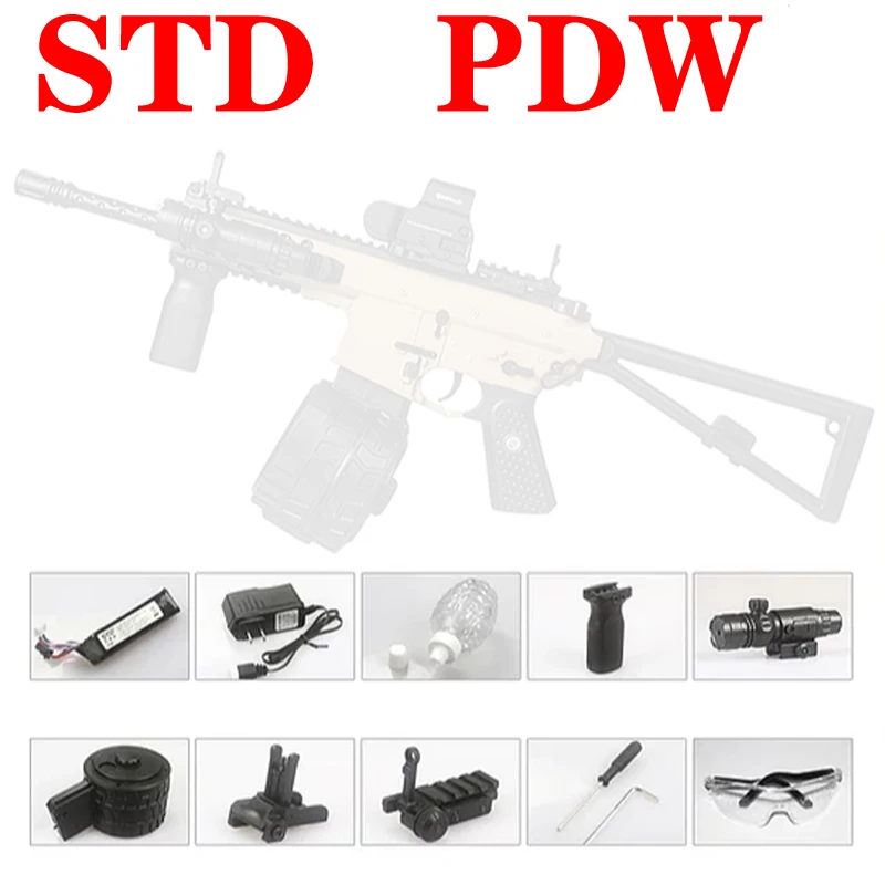 Гелевая струйная обработка TD PDW Tan Wbb гелевый шар струйная обработка барабана версия магазина игрушечный пистолет оригинальная коробка wbb наружный игрушечный пистолет