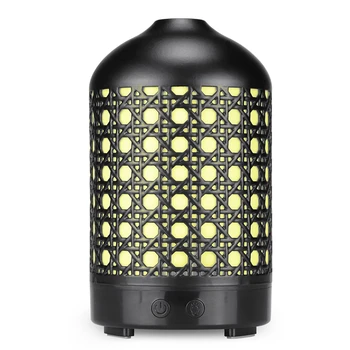 

Metal Essential Oil Diffuser 100Ml Aroma Diffuser Ultrasonic Aromatherapy Humidifier Cool Mist Maker for Home Office Uk Plug