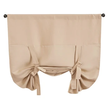 

AFBC 117X160cm Newest Kitchen Curtain Short Roman Blinds Blackout Curtains Window Treatment Door Curtains Home Decoration Rod Po