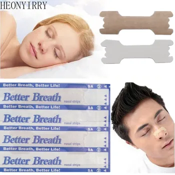 

50 Pcs Breathe Nasal Strips Right Way Stop Snoring Anti Snoring Strips Easier Better Breathe Health Care anti snurk