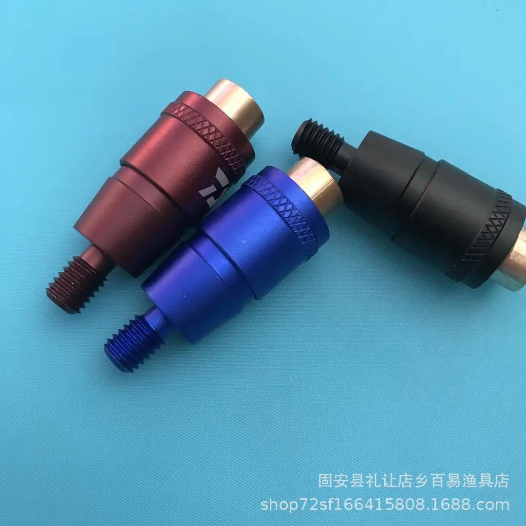 

Dip Net Connector Rapid Anti-Rotation Portable Adapter Aluminium Alloy Landing Net Head Fishing Rod Connector