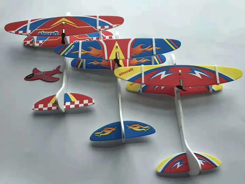 

New Style Electric Hand-Tossed Foam Airplane Electric Cyclotron USB Charging Aviation Model Glider Toy