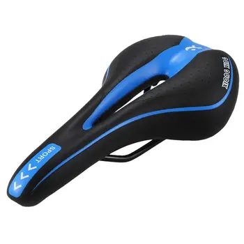 

LIETU Road Mountain MTB Gel Comfort Saddle Bike Bicycle Cycling Seat Cushion Pad Black blue Color