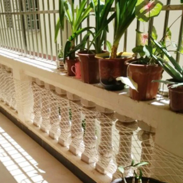 Gyerekek Biztonsági Nettó Védelmi Építési Kötél A Hulló Háló Erkély Ablak Lépcsőház Korlátja Baby Cat Kutya Nylon Biztonságos Kerítés - Image 2