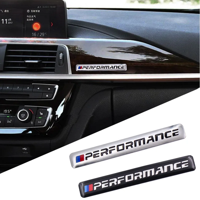 

NEW Performance Motorsport Metal Logo Car Sticker Aluminum Emblem Grill Badge for BMW E34 E36 E39 E53 E60 E90 F10 F30 M3 M5 M6