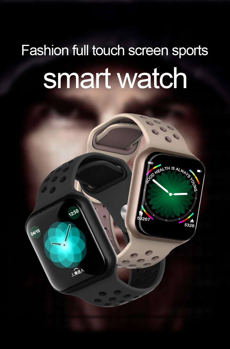 F8, умные часы для мужчин, для Apple, часы для женщин, пульсометр, кровяное давление, спортивные часы, фитнес-браслет, Bluetooth, смарт-браслет