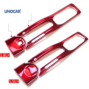 

Car style For Vezel frame storage box decoration stick shift cover panel sticker interior modification