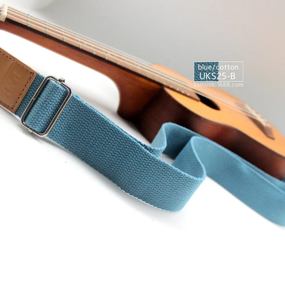

Pure Cotton Ukulele Straps Available Comfortable Soft Ukulele Strap 5 Colors Optional Musical Instrument Parts Accessories