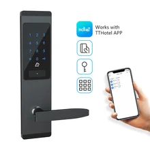 

Popular Wireless WiFi RF Card Keyless Digital Hotel Time Locks with Online Management System