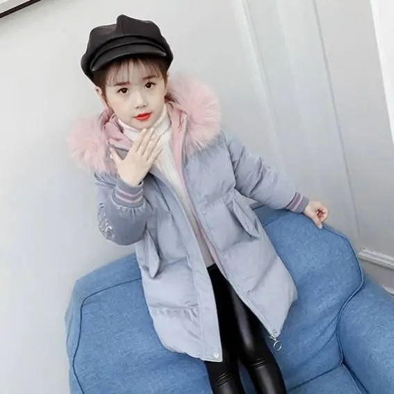 

Children's Clothing New Winter Jacket For Girls Thicken Girls Winter Coat Hooded Velour Winter Girls Jackets Outwear 3-12T