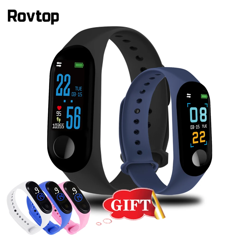 M3 Pro смарт Браслет спортивный Smartband Монитор артериального давления умный M3Plus