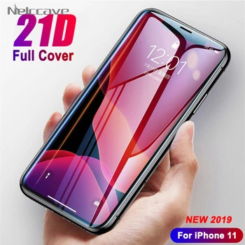 

50Pcs 21D 11H Full Cover Screen Protector Glass For iPhone 12 Mini 11 Pro XS Max XR X 8 7 Plus 6S 6 SE 2020 Tempered Glass Film