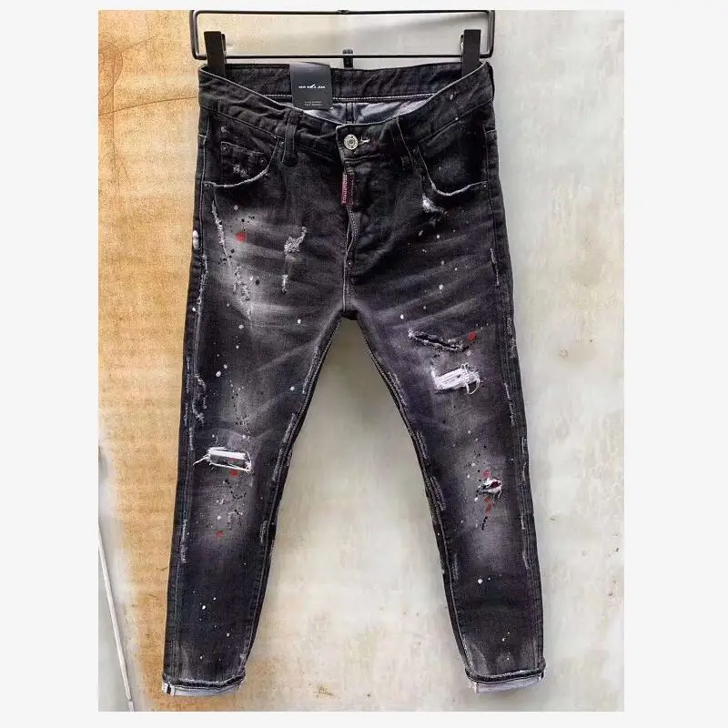 DSQUARED2 Men's Hole Slim Jeans 