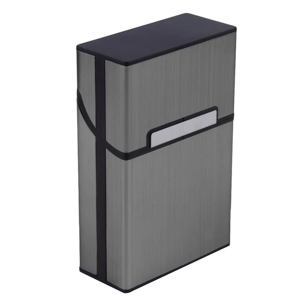 1pcs Light Aluminum Cigar Cigarette Case Tobacco Holder Pocket Box Storage Container Smoking Accessories 6 colors Dropshipping | Дом и сад