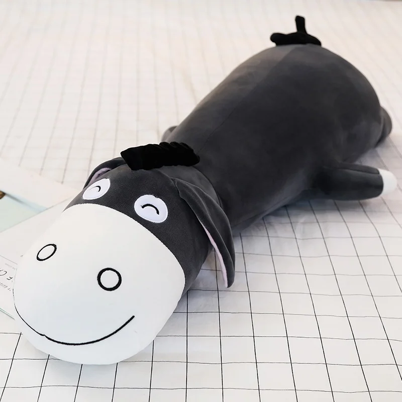 70 см-120 см Eeyore плюшевый Ослик игрушка чучела животное задница кукла подушка на диван, кровать подушка День рождения детей подарок коллекция - Цвет: Dark Gray