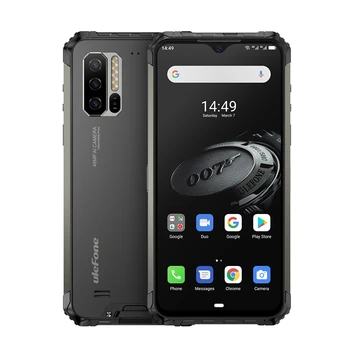Перейти на Алиэкспресс и купить Ulefone Armor 7E IP68 прочный смартфон 4 + 128 Гб водонепроницаемый мобильный телефон Android 9,0 Helio P90 Восьмиядерный NFC 48MP беспроводная камера