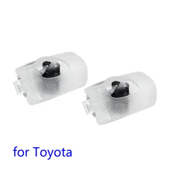 

2X LED Car Door Welcome Light Projector Logo For Toyota Camry Highlander 4 Runner Avalon Land Cruiser Prius Sequoia Sienna Venza