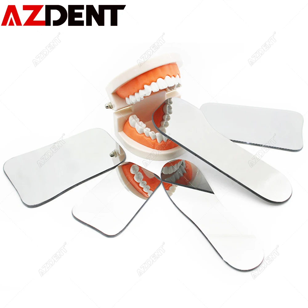 New Dental Photography Mirrors Double-Sided Glass 5pcs/Set ZemGMEo5X