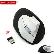 Игровая мышь, беспроводная компьютерная оптическая мышь, USB, 3 кнопки, 1600 dpi, эргономичная Вертикальная мышь, геймер, для ПК, ноутбука, рабочего стола