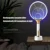 2 в 1 LED Electric Mosquito Swatter 1200mAh USB Rechargeable Anti Fly Bug Zapper Killer Trap Insect Racket Pest Control Product