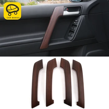 

CarManGo for Toyota Land Cruiser Prado 150 2018 2019 Car Wood Door Armrest Panel Cover Trim Frame Sticker Interior Accessories