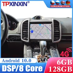 Reproductor Multimedia con Android 10 y navegación GPS para Porsche Cayenne, autorradio estéreo con reproductor de vídeo, dvd, 2DIN, 128G, para Porsche Cayenne 2011  2016