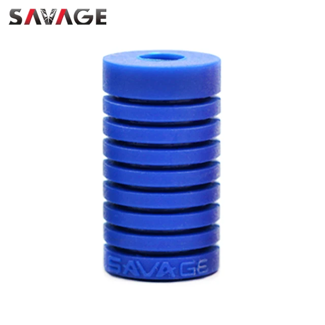 Universal Foot-Operated Left Shift Lever Foot Pad Pedal Toe Peg Cover Motorcycle Accessories Silica Gel Black/Blue/Red/Green Blue