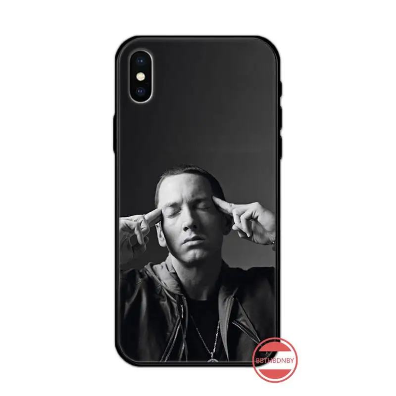 США певец актер Эминем ТПУ Мягкий силиконовый чехол для телефона iphone 5 5s 5c se 6 6s 7 8