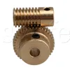 0.5 Modulus 40 Teeth Brass Worm Gear Wheel & 5mm Hole Dia Worm Gear Shaft Kits 1:40 Reduction Ratio with Screw ► Photo 2/3