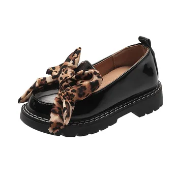 

2020 Bow-knot Martin Boots Girls Princess Shoes Casual Shoes Soft Leather Fashion Vintage Leather