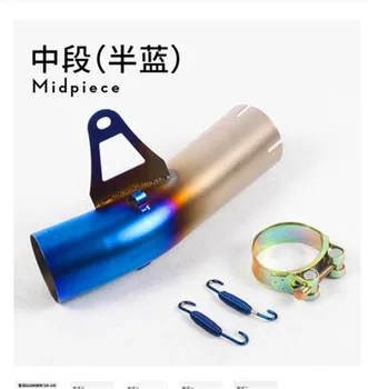 

Moto Motorcycle Exhaust Pipe Fried Street Sports Car 2010-2016 S1000R Middle Link Pipe S1000RR Z800