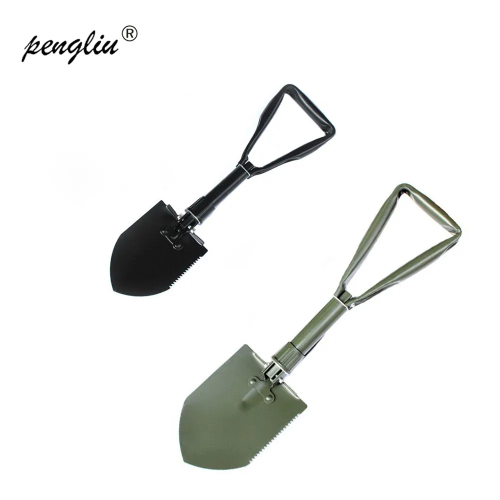 

Folding Shovel Military Portable Multifunction Stainless Steel Survival Spade Trowel Camping Outdoor Cleaning Tool 2 Kinds