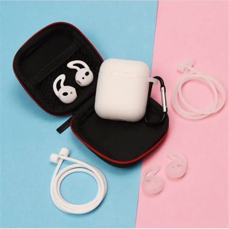 Простой 5 в 1 Аксессуары для AirPods чехол AirPod роскошный Etui защита от пыли силиконовый Чехол Air Pods для Apple AirPods 2 Чехол