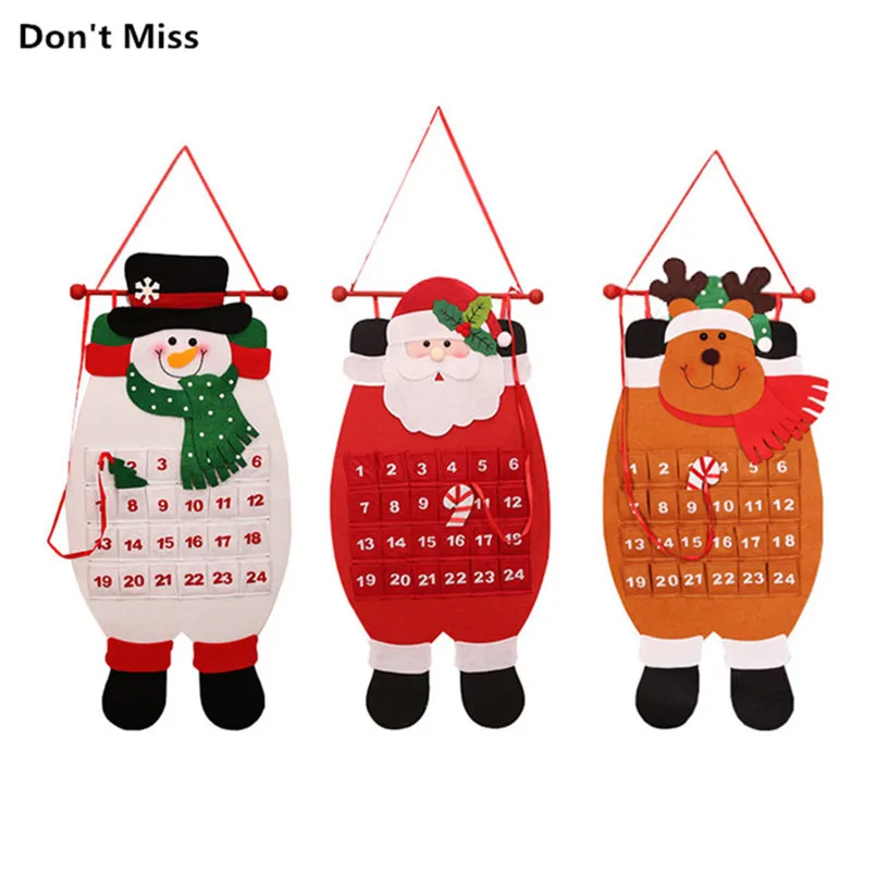 

Birthday Advent Calendar Date 1-24 Christmas Countdown Calendars New Year Reminder Gifts for Kids Children Calendario Adviento
