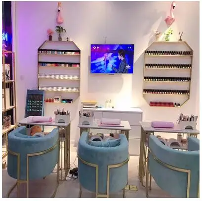 Ins скандинавские мраморные сетки красный Маникюрный Стол Железный один двойной Маникюрный Стол Настольный стул набор Ins скандинавские мраморные сетки красный Маникюрный Стол Железный один двойной Маникюрный Стол Настольный стул набор