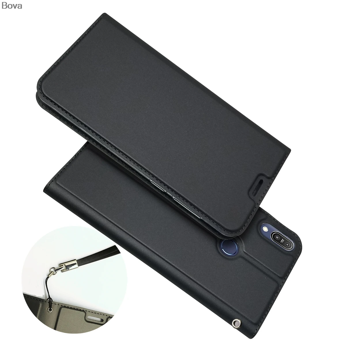 Wallet Case for Asus Zenfone Max Pro (M1) ZB601KL / ZB602KL Drop-proof Phone Magnetic attraction Ultra-thin Matte Touch | Мобильные